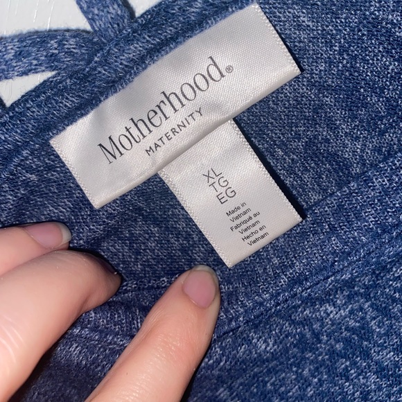 Motherhood Maternity, Criss Cross Back, Bell Sleeve Sweater, XL - Picture 3 of 3